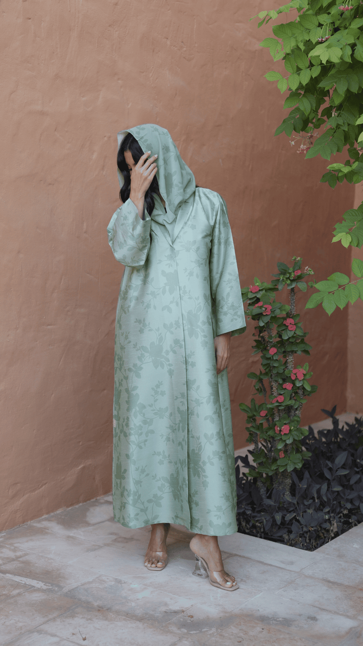 Basic Fall (Green Abaya) - Ready to Wear