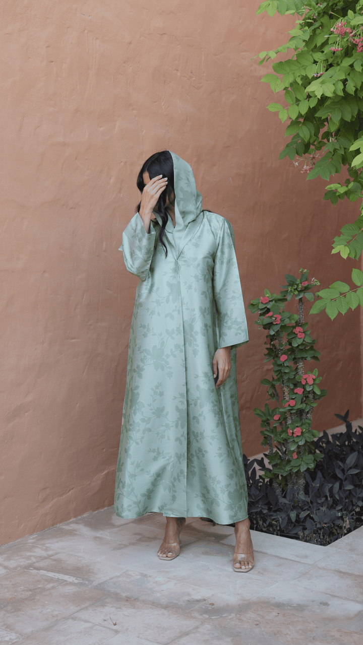 Basic Fall (Green Abaya) - Ready to Wear