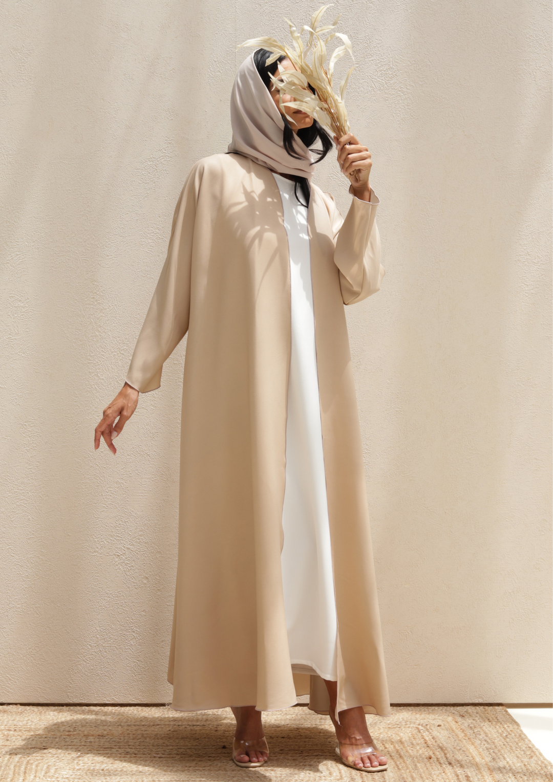 Basic Reversible (Beige Abaya) - BasicAbaya