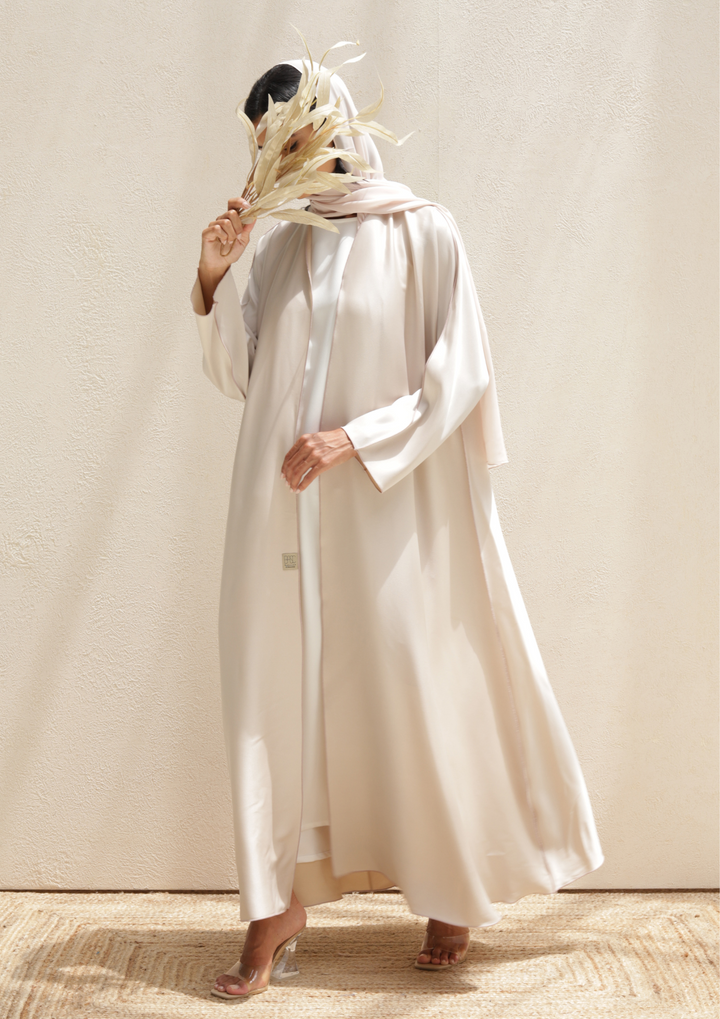 Basic Reversible (Beige Abaya) - BasicAbaya