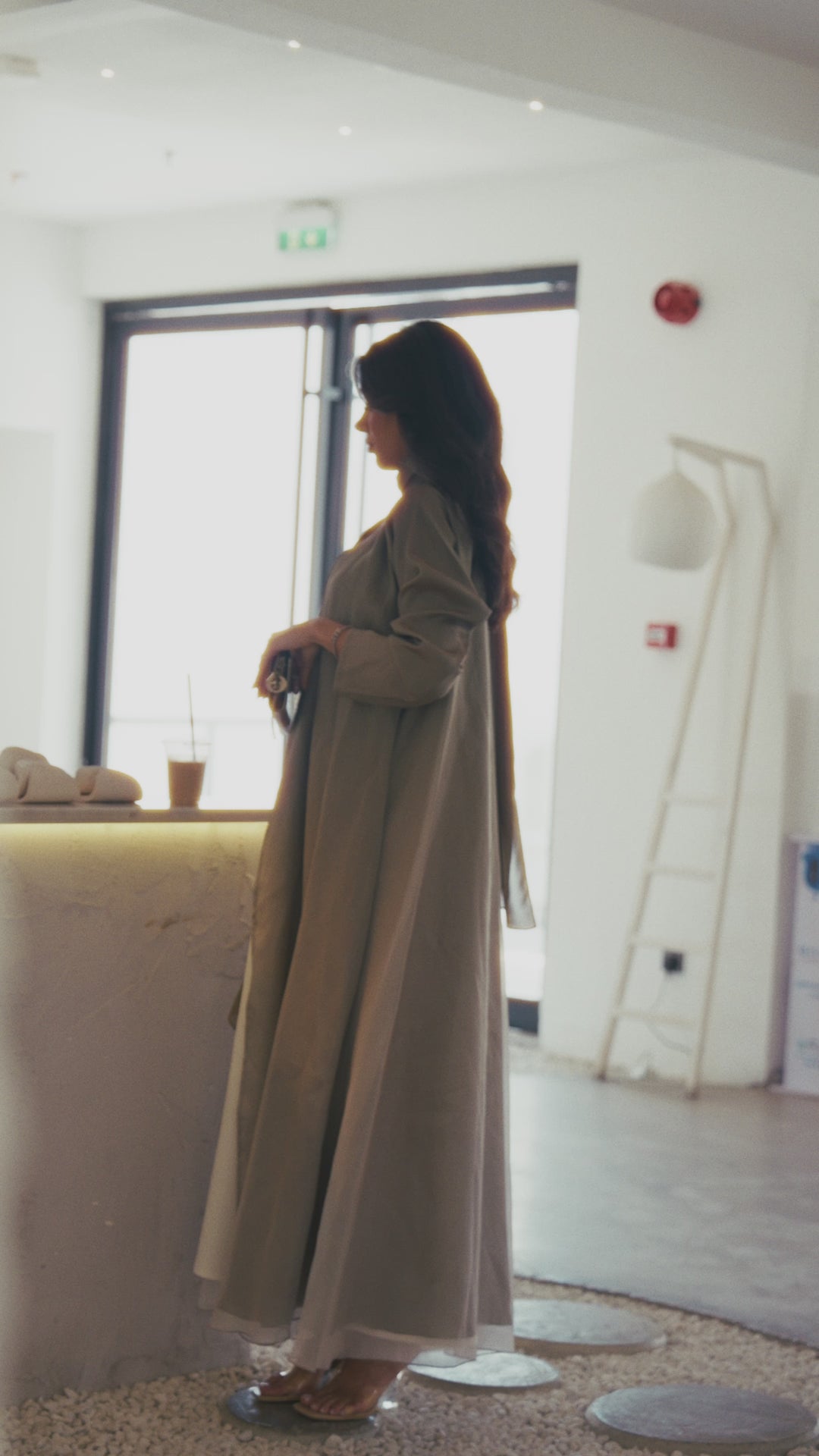 Basic Ombré (Army Brown Abaya)