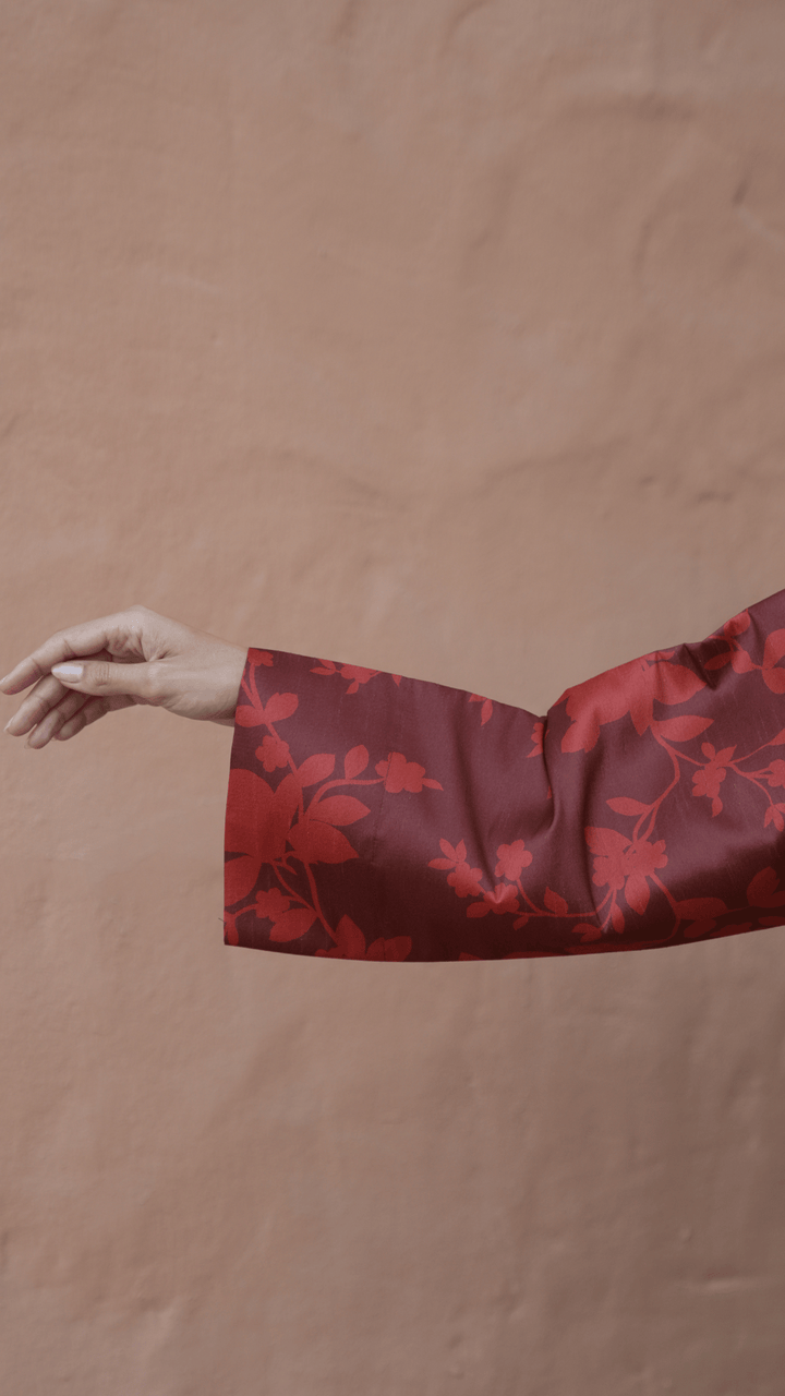 Basic Fall (Maroon Abaya)