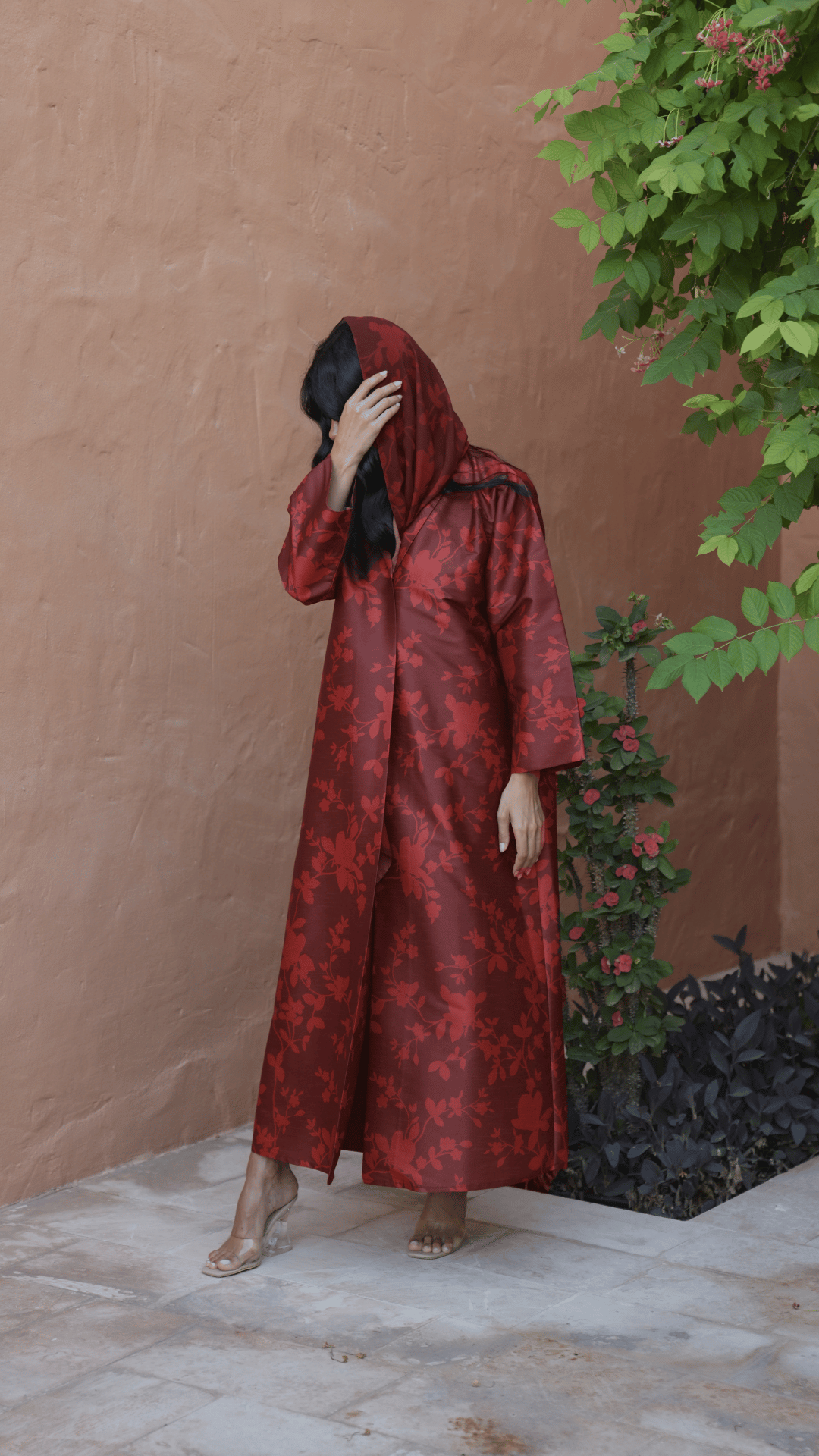 Basic Fall (Maroon Abaya)