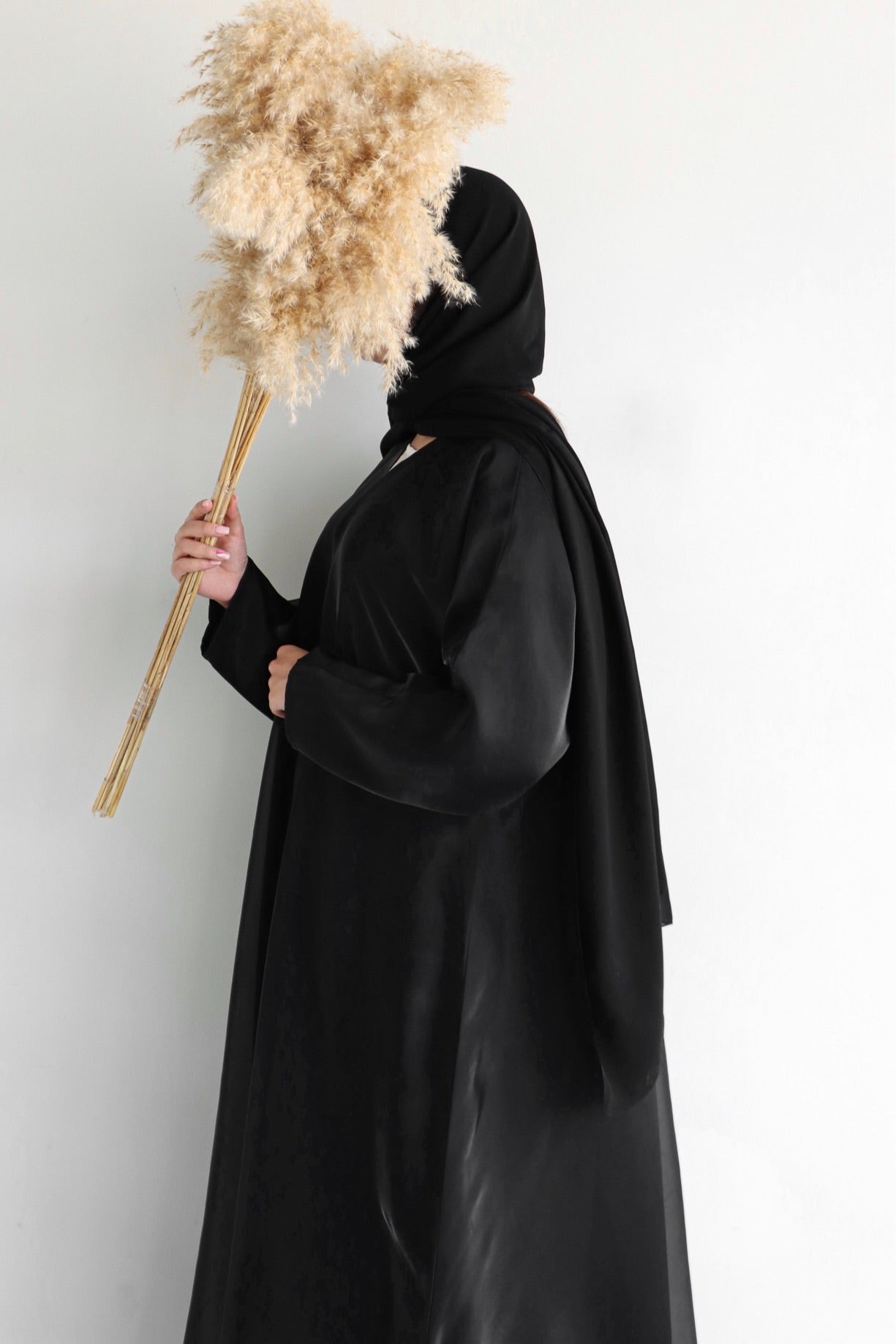 Basic Organza (Black) - BasicAbaya